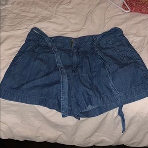Denim shorts